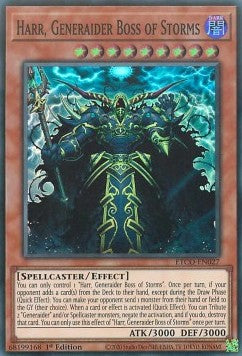 Harr, Generaider Boss of Storms - Eternity Code (Super Rare) [ETCO-027]