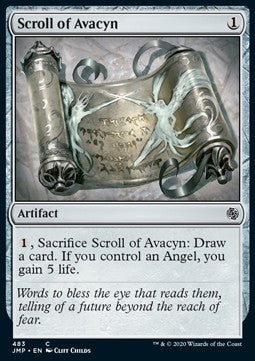Scroll of Avacyn - Jumpstart (Common) [JMP-483]
