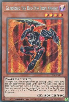 Gearfried the Red-Eyes Iron Knight - Legendary Duelists: Season 1 (Secret Rare) [LDS1-011]