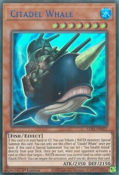 Citadel Whale (V.1 - Ultra Rare) - Legendary Duelists: Season 1 (Ultra Rare) [LDS1-027]