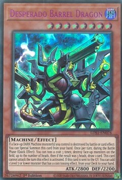 Desperado Barrel Dragon (V.3 - Ultra Rare) - Legendary Duelists: Season 1 (Ultra Rare) [LDS1-076]