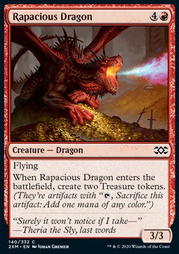 Rapacious Dragon - Double Masters (Common) [2XM-140]