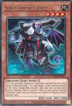 Subterror Guru - 2020 Tin of Lost Memories Mega Pack (Rare) [MP20-047]