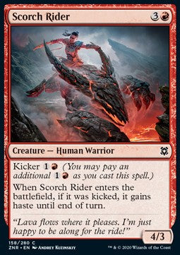 Scorch Rider - Zendikar Rising (Common) [ZNR-158]