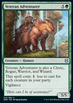Veteran Adventurer - Zendikar Rising (Uncommon) [ZNR-218]