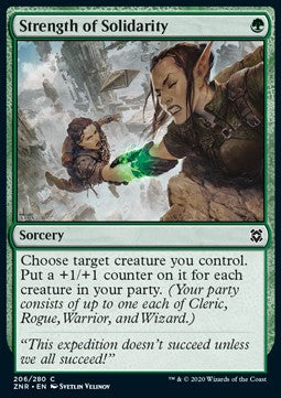 Strength of Solidarity - Zendikar Rising (Common) [ZNR-206]