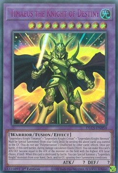 Timaeus the Knight of Destiny (V.4 - Ultra Rare) - Dragons of Legend: The Complete Series (Ultra Rare) [DLCS-054]