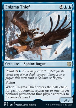 Enigma Thief - Commander: Zendikar Rising (Rare) [ZNC-4]