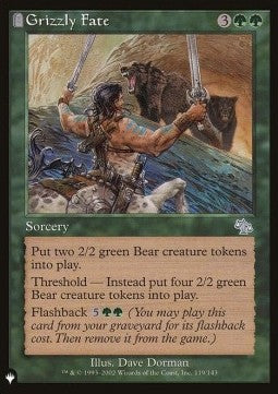 Grizzly Fate - The List (Uncommon) [ZNL-119]