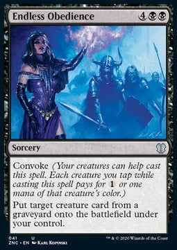 Endless Obedience - Commander: Zendikar Rising (Uncommon) [ZNC-41]