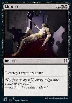 Murder - Commander: Zendikar Rising (Common) [ZNC-47]