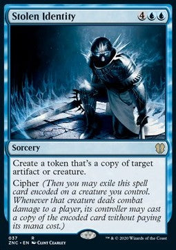 Stolen Identity - Commander: Zendikar Rising (Rare) [ZNC-37]