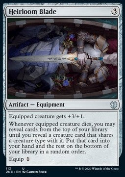 Heirloom Blade - Commander: Zendikar Rising (Uncommon) [ZNC-113]
