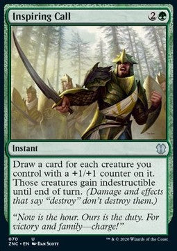 Inspiring Call - Commander: Zendikar Rising (Uncommon) [ZNC-70]