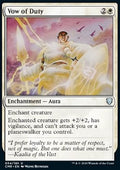Vow of Duty - Commander Legends (Uncommon) [CMR-54]