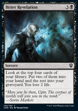 Bitter Revelation - Commander Legends (Common) [CMR-109]
