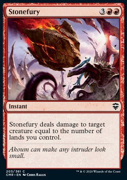 Stonefury - Commander Legends (Common) [CMR-203]