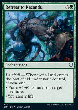 Retreat to Kazandu - Commander Legends: Extras (Uncommon) [XCMR-435]