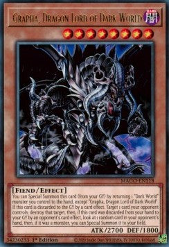 Grapha, Dragon Lord of Dark World - Maximum Gold (Rare) [MAGO-118]
