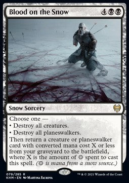 Blood on the Snow - Kaldheim (Rare) [KHM-79]