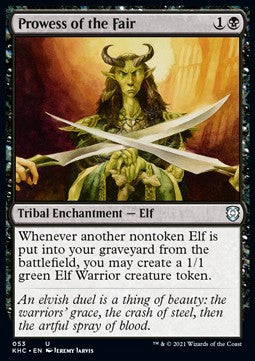 Prowess of the Fair - Commander: Kaldheim (Uncommon) [KHC-53]