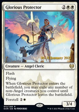 Glorious Protector (V.1) - Kaldheim: Promos (Rare) [PKHM-12]