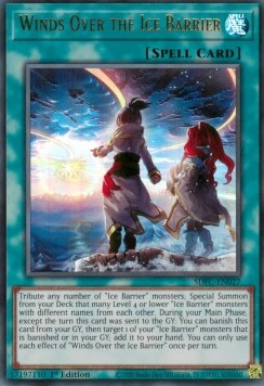 Winds Over the Ice Barrier - Structure Deck: Freezing Chains (Ultra Rare) [SDFC-027]