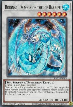 Brionac, Dragon of the Ice Barrier - Structure Deck: Freezing Chains (Super Rare) [SDFC-043]