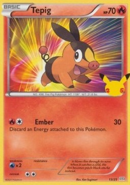 Tepig - McDonald's Collection 25th Anniversary (Promo) [MCD25-13]