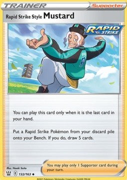 Rapid Strike Style Mustard - Battle Styles (Uncommon) [BST-132]