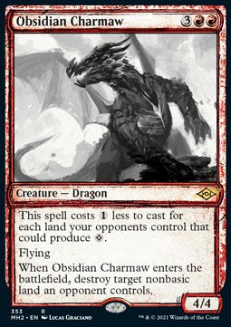 Obsidian Charmaw - Modern Horizons 2: Extras (Rare) [XMH2-353]