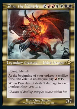 Piru, the Volatile (V.1) - Modern Horizons 2: Extras (Rare) [XMH2-422]