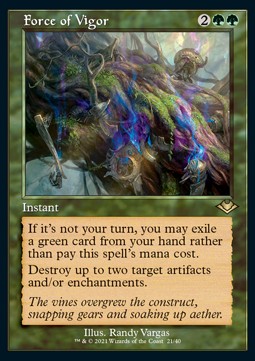 Force of Vigor (V.1) - Modern Horizons: Retro Frame Cards (Rare) [RMH2-21]