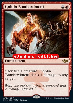 Goblin Bombardment (V.2) - Modern Horizons 2 (Rare) [MH2-279]