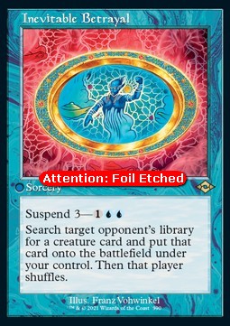 Inevitable Betrayal (V.2) - Modern Horizons 2: Extras (Rare) [XMH2-390]