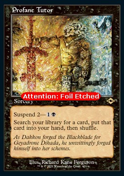 Profane Tutor (V.2) - Modern Horizons 2: Extras (Rare) [XMH2-401]