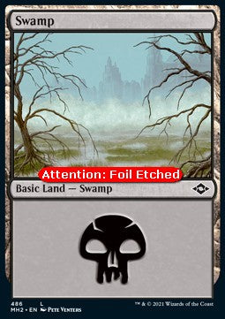 Swamp (V.4) - Modern Horizons 2: Extras (Land) [XMH2-486]