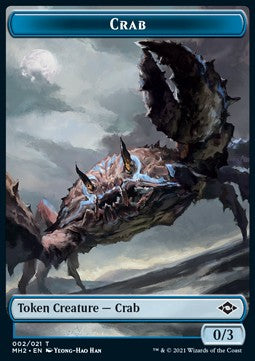 Crab Token (U 0/3) // Treasure Token (V.2) - Modern Horizons 2: Extras (Token) [XMH2-T 2/21]