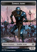 Zombie Army Token (B 0/0) // Clue Token (V.2) - Modern Horizons 2: Extras (Token) [XMH2-T 7/15]