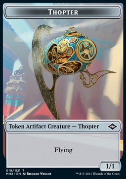 Thopter Token (A 1/1) // Clue Token (V.1) - Modern Horizons 2: Extras (Token) [XMH2-T 19/14]