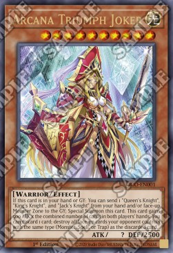 Arcana Triumph Joker (V.1 - Ultra Rare) - King's Court (Ultra Rare) [KICO-001]