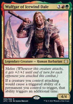 Wulfgar of Icewind Dale - Commander: Adventures in the Forgotten Realms (Rare) [AFC-56]