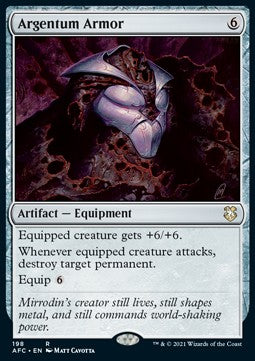 Argentum Armor - Commander: Adventures in the Forgotten Realms (Rare) [AFC-198]