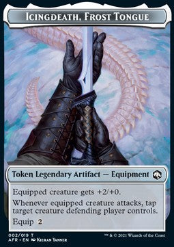 Icingdeath, Frost Tongue Token // Devil Token (R 1/1) - Adventures in the Forgotten Realms: Extras (Token) [XAFR-T 2/11]