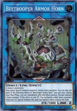 Beetrooper Armor Horn - Dawn of Majesty (Super Rare) [DAMA-088]