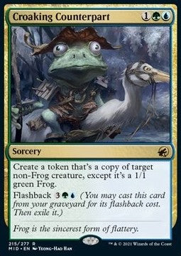 Croaking Counterpart - Innistrad: Midnight Hunt (Rare) [MID-215]
