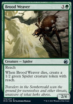Brood Weaver - Innistrad: Midnight Hunt (Uncommon) [MID-173]