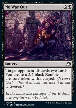 No Way Out - Innistrad: Midnight Hunt (Common) [MID-116]