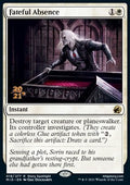 Fateful Absence (V.1) - Innistrad: Midnight Hunt: Promos (Rare) [PMID-18]