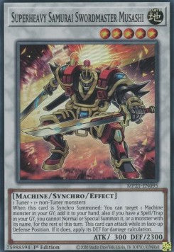 Superheavy Samurai Swordmaster Musashi - 2021 Tin of Ancient Battles (Super Rare) [MP21-095]